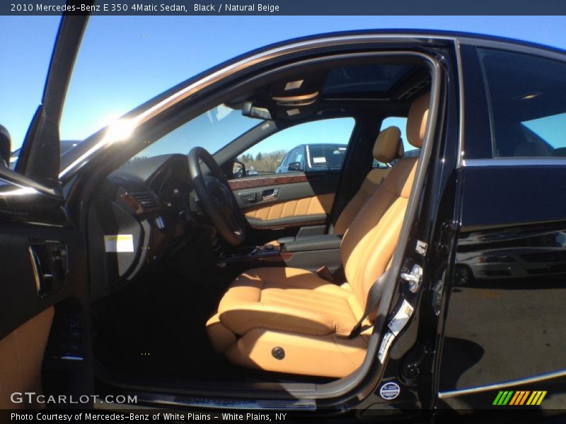 Black / Natural Beige 2010 Mercedes-Benz E 350 4Matic Sedan