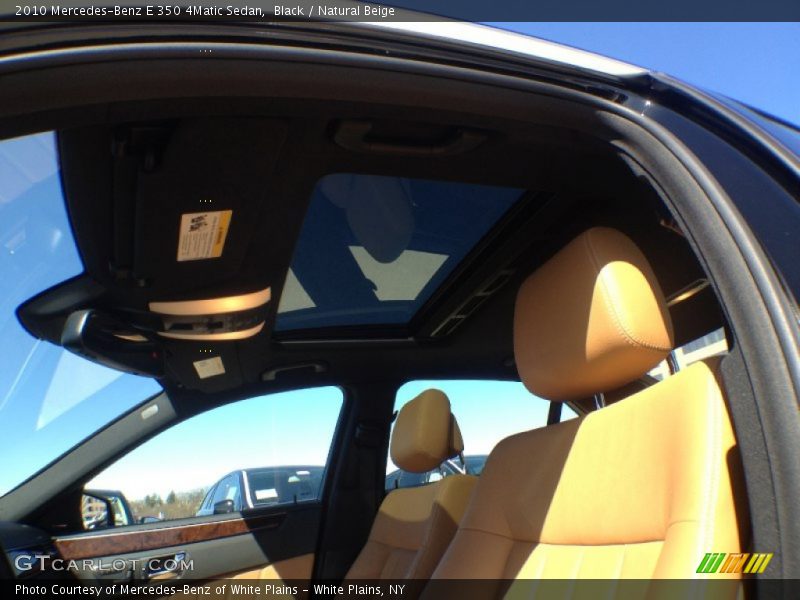 Black / Natural Beige 2010 Mercedes-Benz E 350 4Matic Sedan