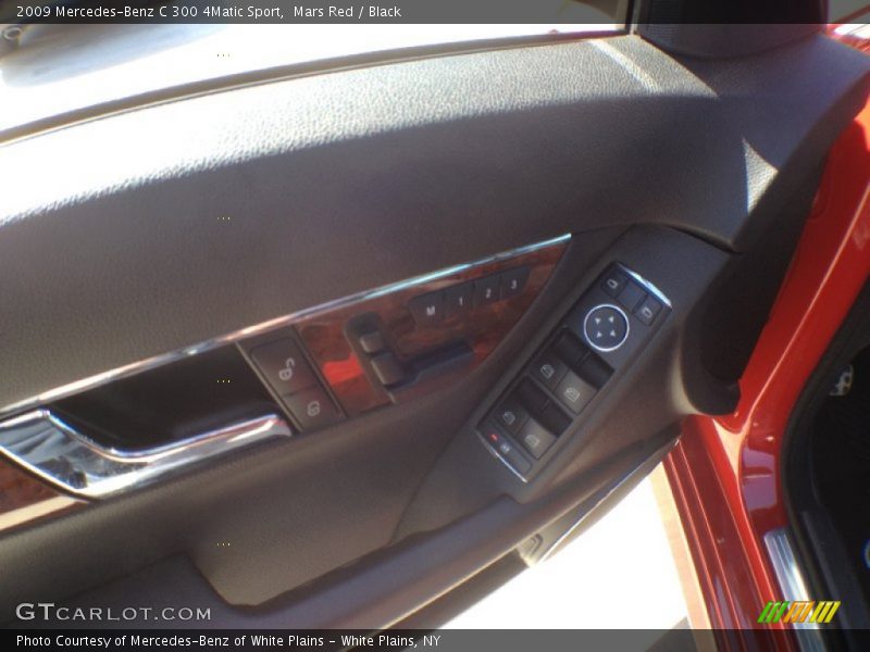 Mars Red / Black 2009 Mercedes-Benz C 300 4Matic Sport