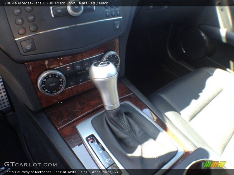 Mars Red / Black 2009 Mercedes-Benz C 300 4Matic Sport