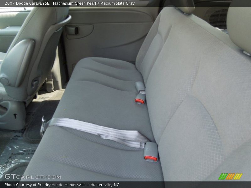 Magnesium Green Pearl / Medium Slate Gray 2007 Dodge Caravan SE