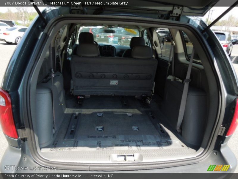 Magnesium Green Pearl / Medium Slate Gray 2007 Dodge Caravan SE