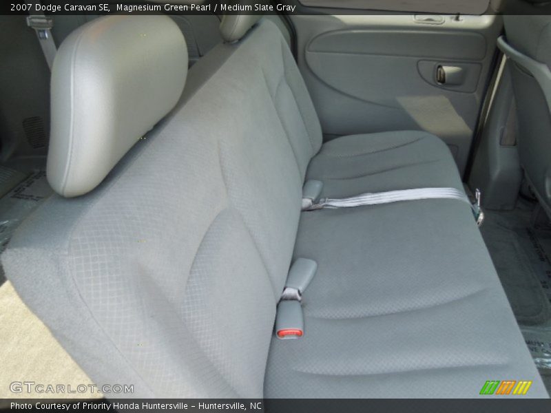 Magnesium Green Pearl / Medium Slate Gray 2007 Dodge Caravan SE