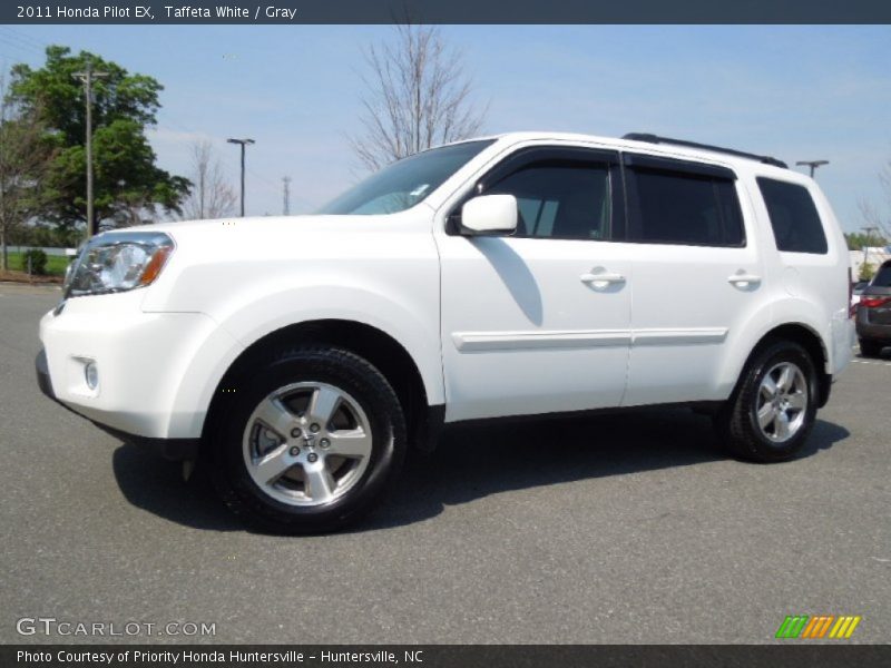 Taffeta White / Gray 2011 Honda Pilot EX