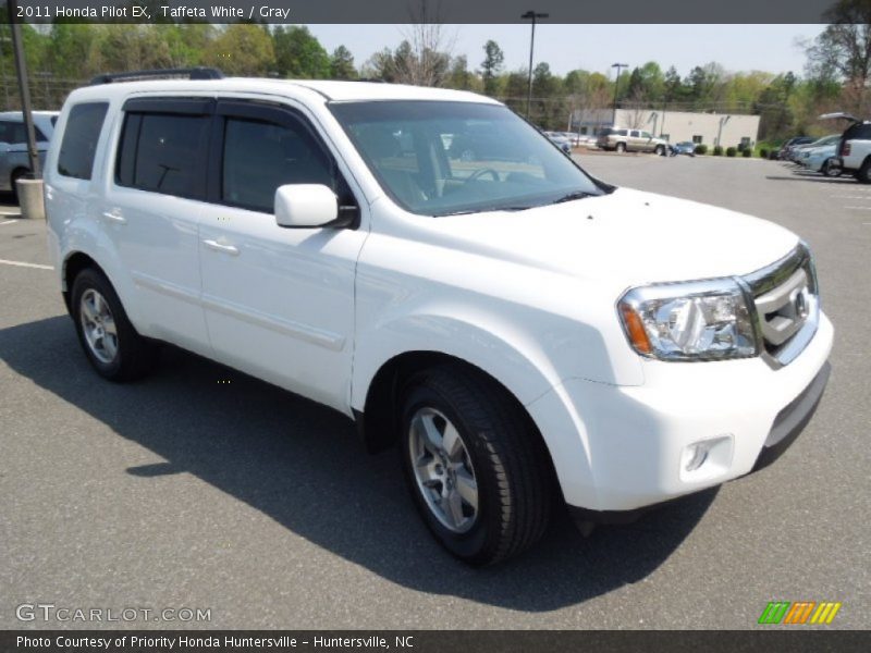 Taffeta White / Gray 2011 Honda Pilot EX