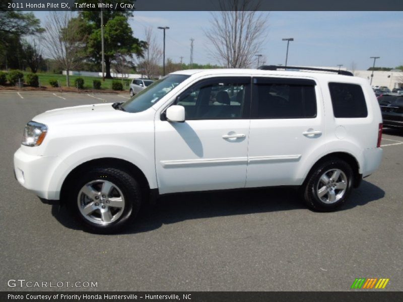 Taffeta White / Gray 2011 Honda Pilot EX