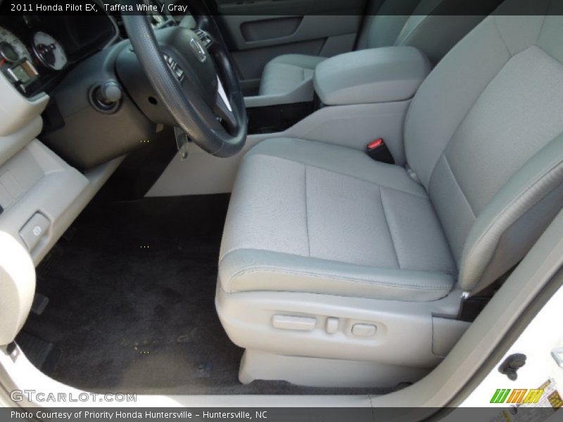 Taffeta White / Gray 2011 Honda Pilot EX