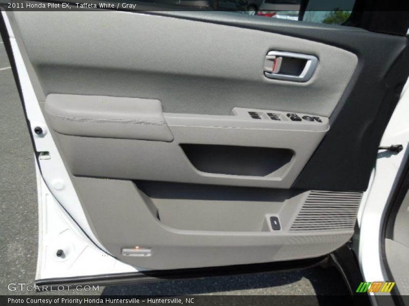Taffeta White / Gray 2011 Honda Pilot EX