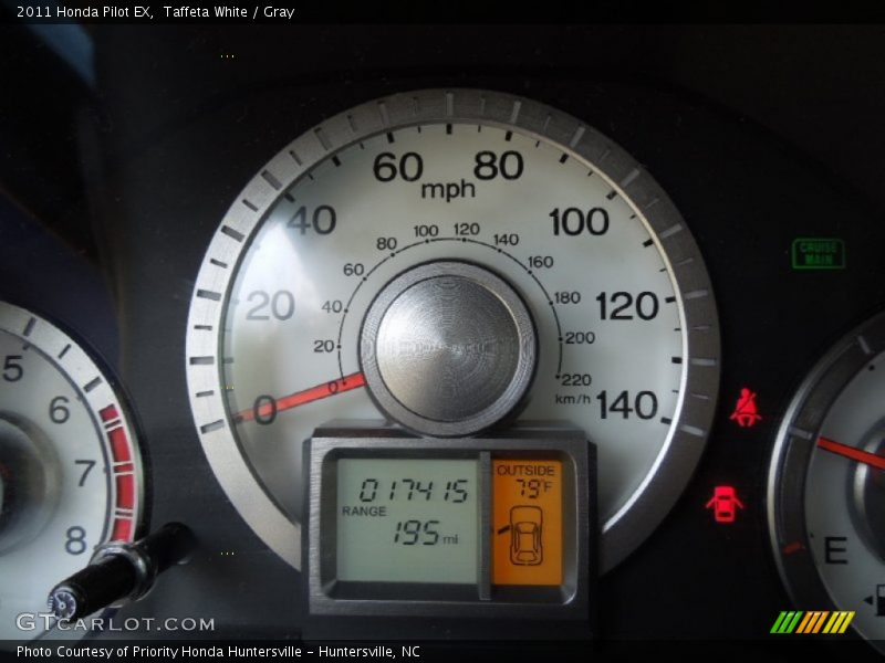 Taffeta White / Gray 2011 Honda Pilot EX
