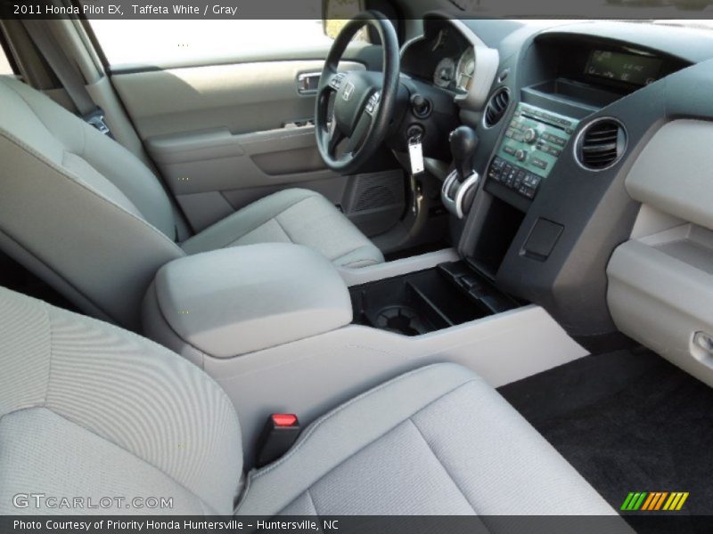 Taffeta White / Gray 2011 Honda Pilot EX