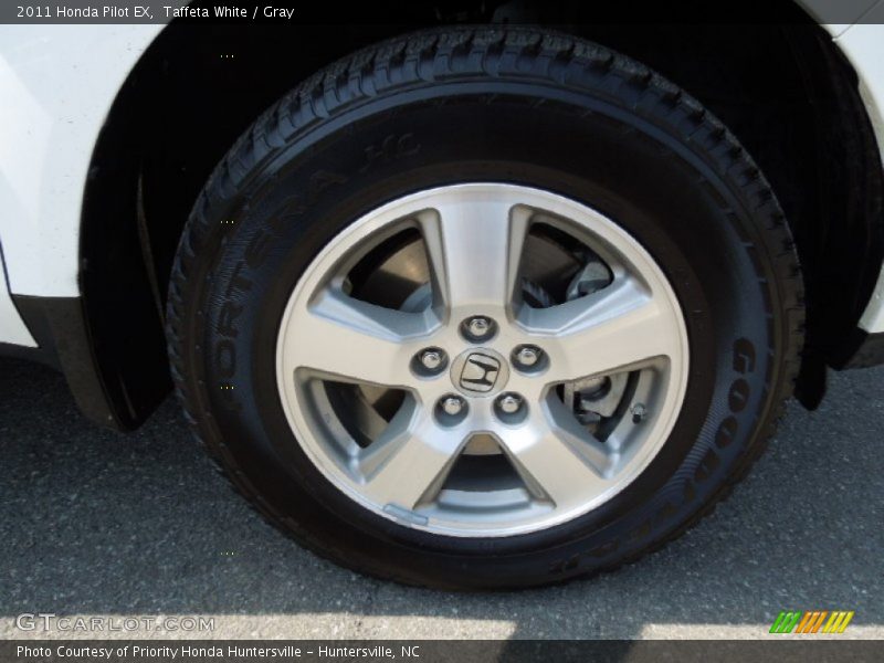 Taffeta White / Gray 2011 Honda Pilot EX