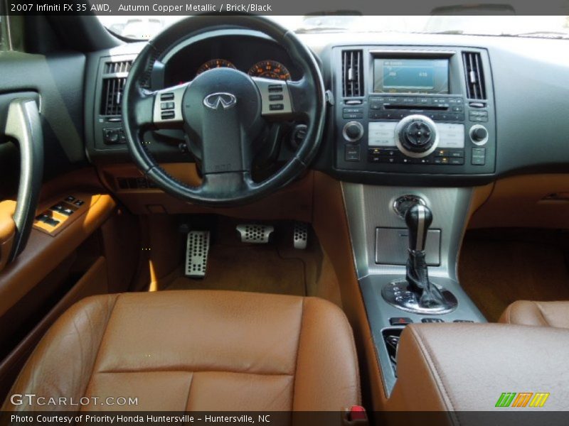 Autumn Copper Metallic / Brick/Black 2007 Infiniti FX 35 AWD