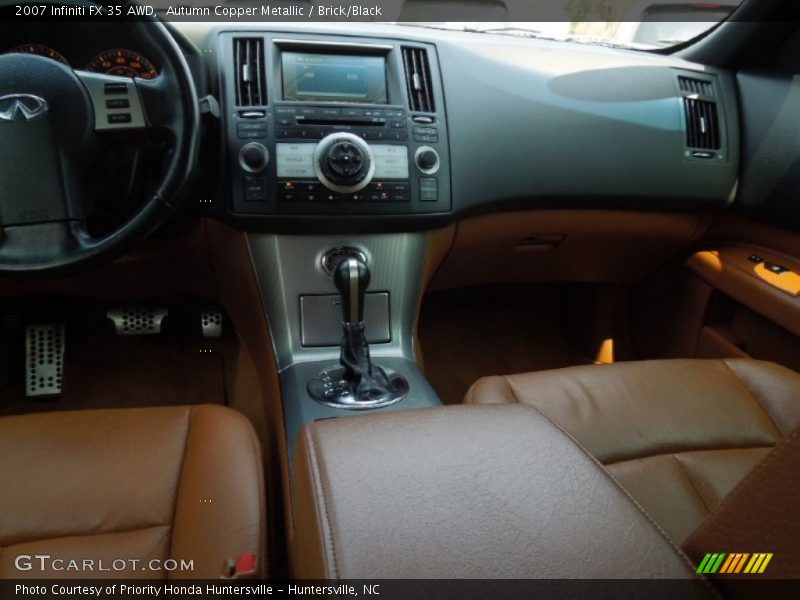 Autumn Copper Metallic / Brick/Black 2007 Infiniti FX 35 AWD