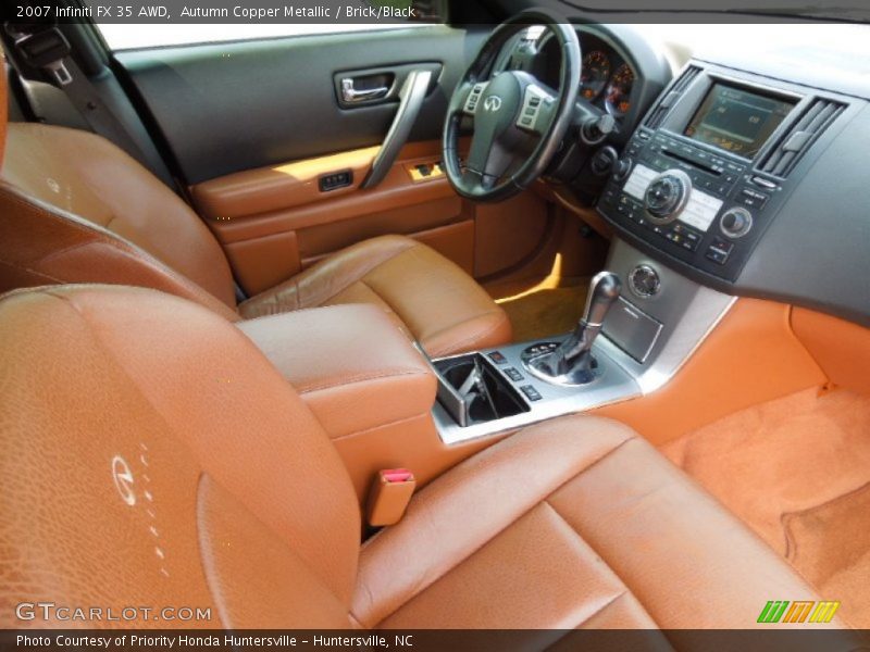 Autumn Copper Metallic / Brick/Black 2007 Infiniti FX 35 AWD