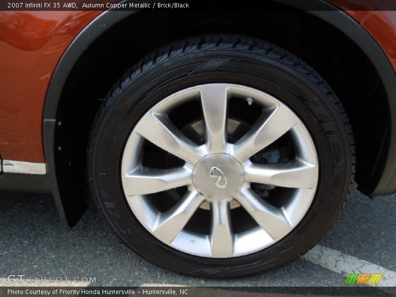 Autumn Copper Metallic / Brick/Black 2007 Infiniti FX 35 AWD