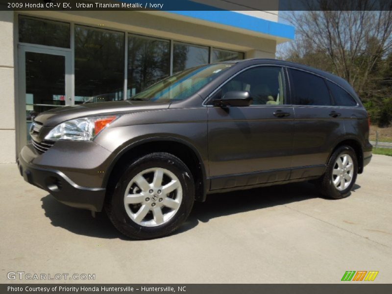 Urban Titanium Metallic / Ivory 2009 Honda CR-V EX