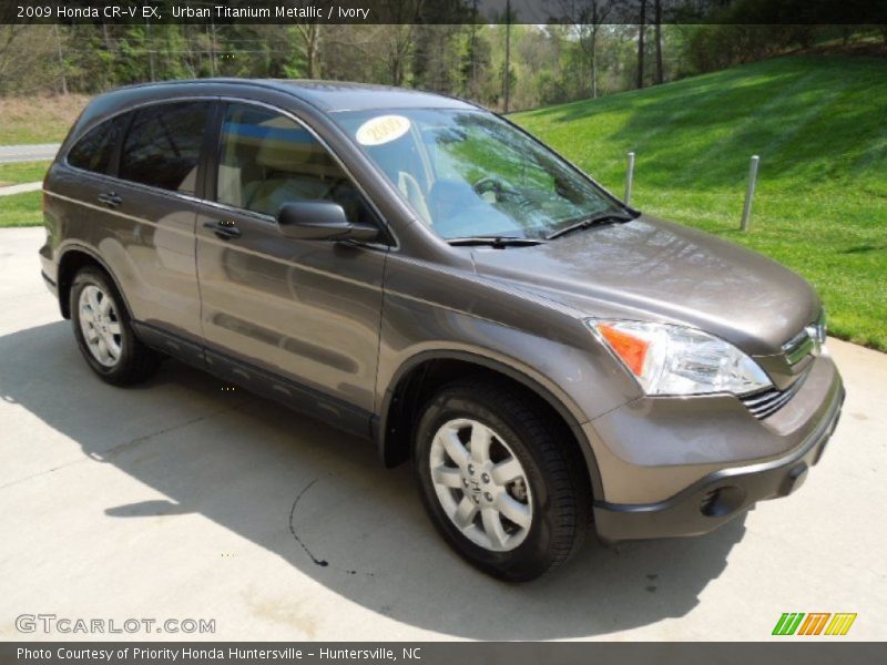 Urban Titanium Metallic / Ivory 2009 Honda CR-V EX