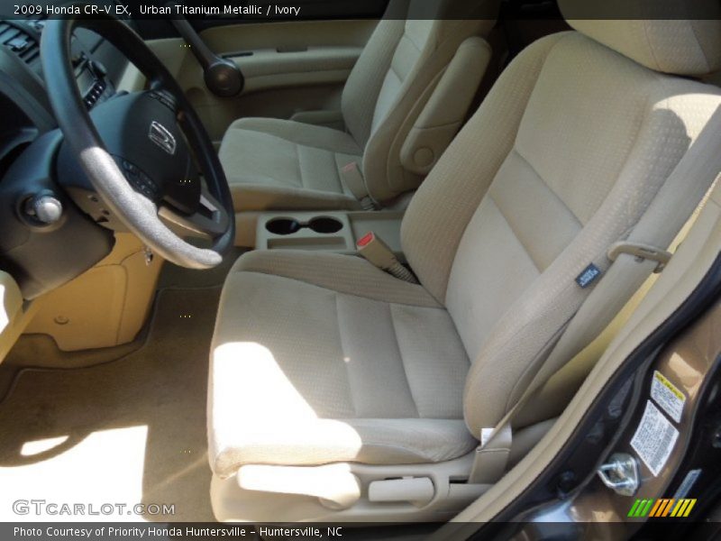 Urban Titanium Metallic / Ivory 2009 Honda CR-V EX
