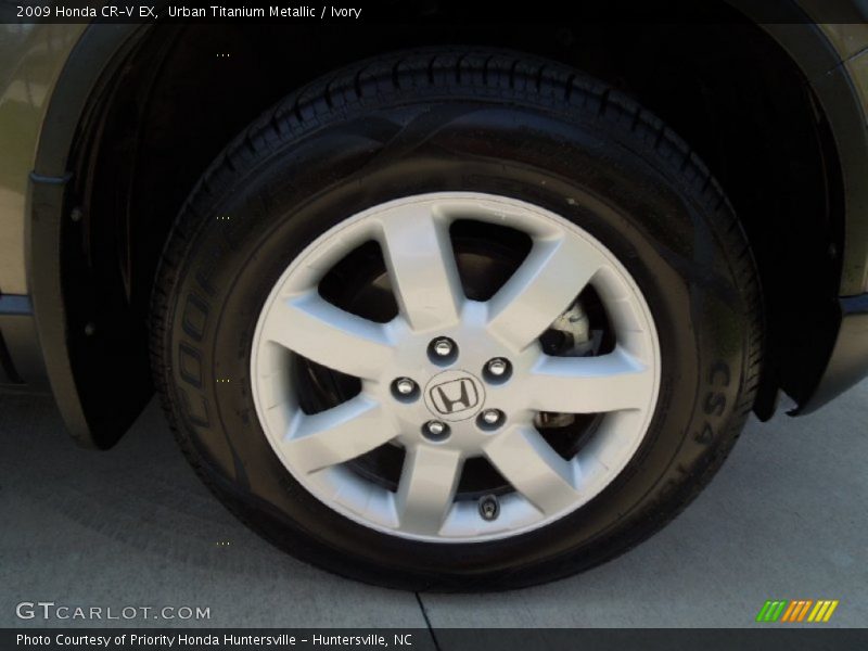 Urban Titanium Metallic / Ivory 2009 Honda CR-V EX