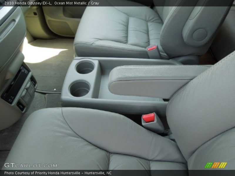Ocean Mist Metallic / Gray 2010 Honda Odyssey EX-L