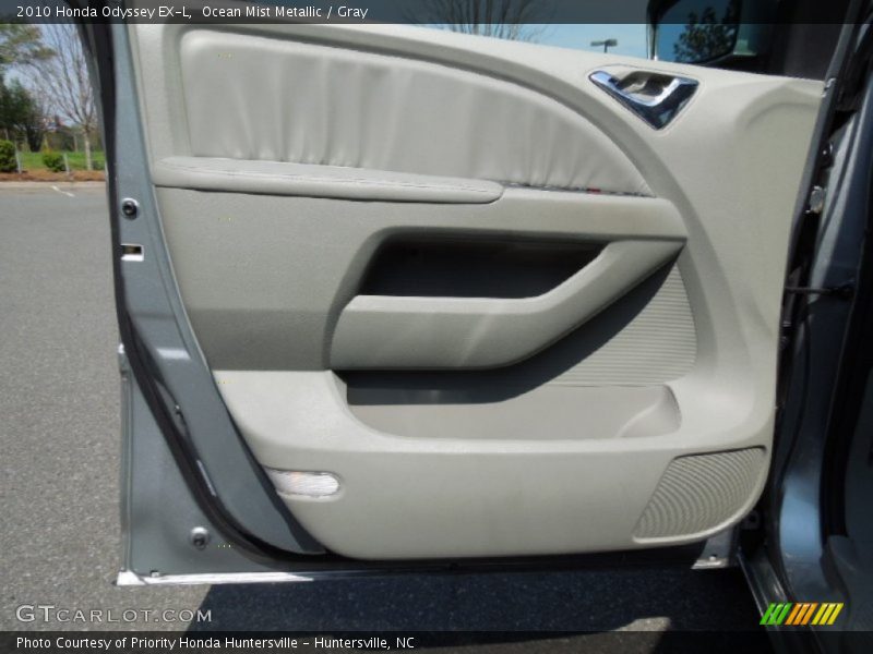 Ocean Mist Metallic / Gray 2010 Honda Odyssey EX-L