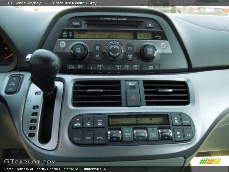 Ocean Mist Metallic / Gray 2010 Honda Odyssey EX-L