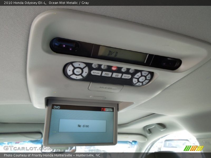 Ocean Mist Metallic / Gray 2010 Honda Odyssey EX-L