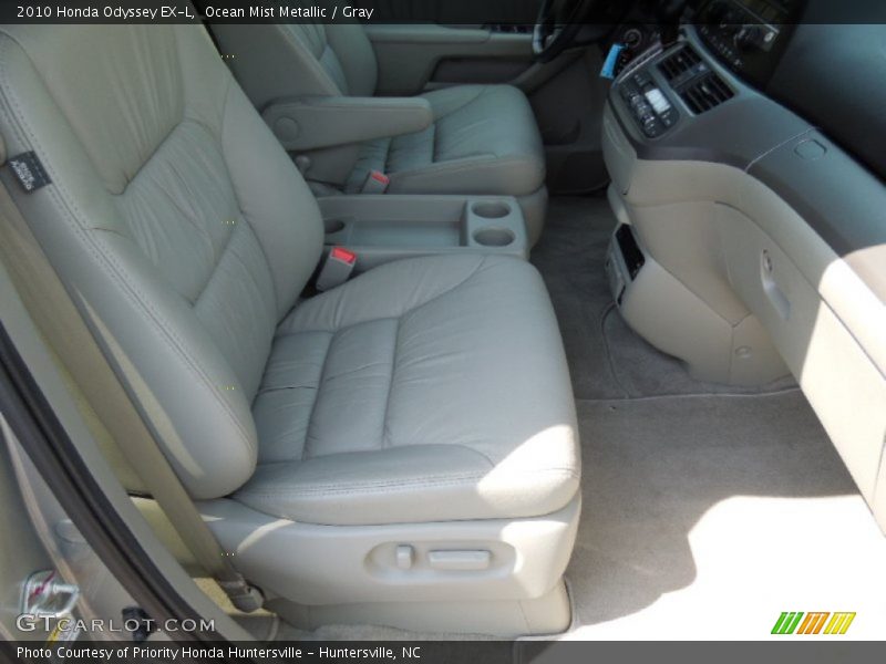 Ocean Mist Metallic / Gray 2010 Honda Odyssey EX-L