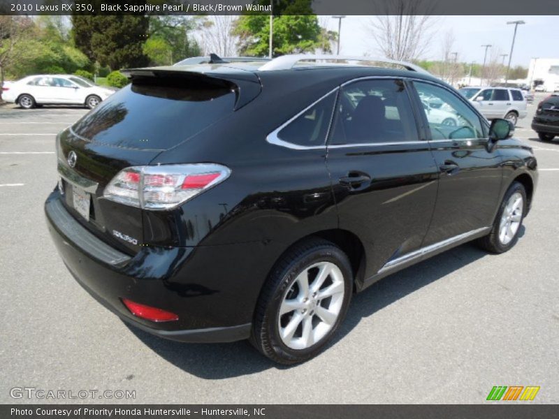 Black Sapphire Pearl / Black/Brown Walnut 2010 Lexus RX 350