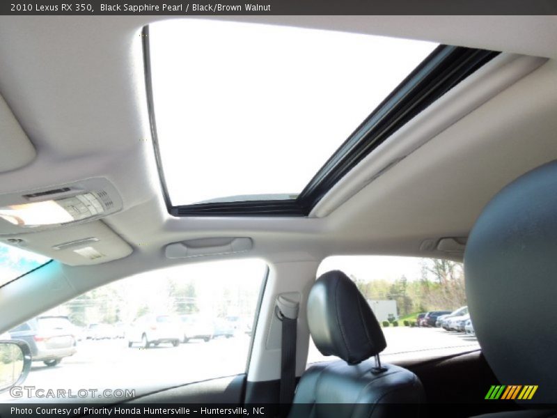 Black Sapphire Pearl / Black/Brown Walnut 2010 Lexus RX 350