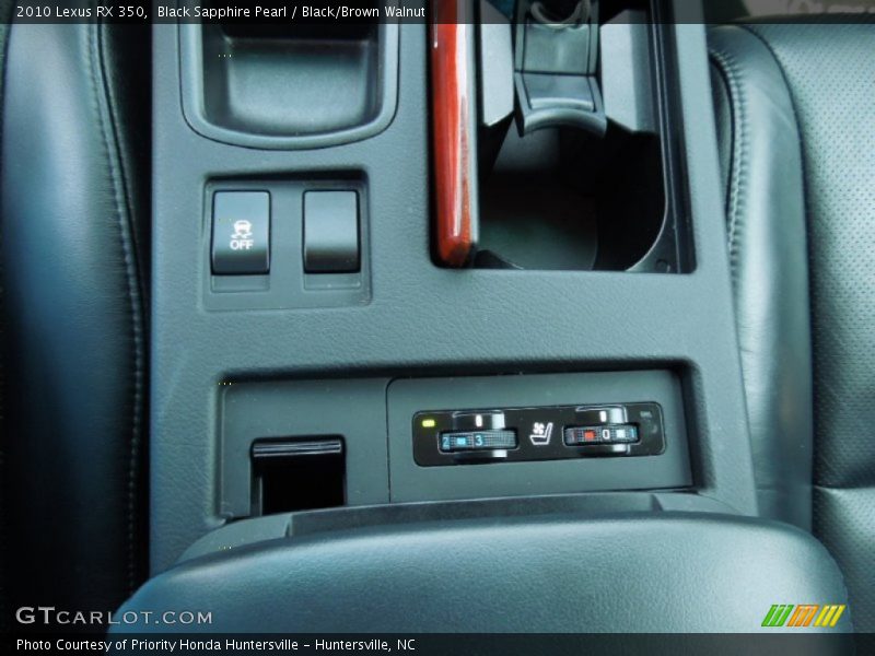 Black Sapphire Pearl / Black/Brown Walnut 2010 Lexus RX 350