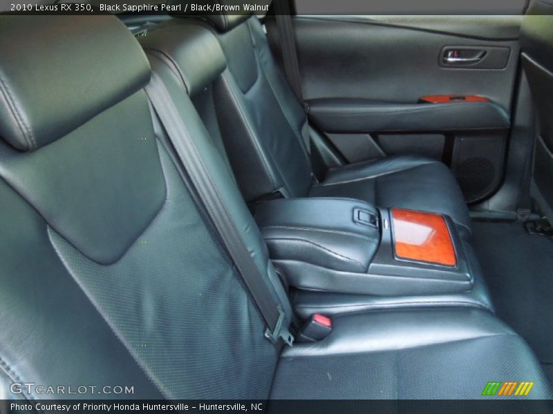 Black Sapphire Pearl / Black/Brown Walnut 2010 Lexus RX 350
