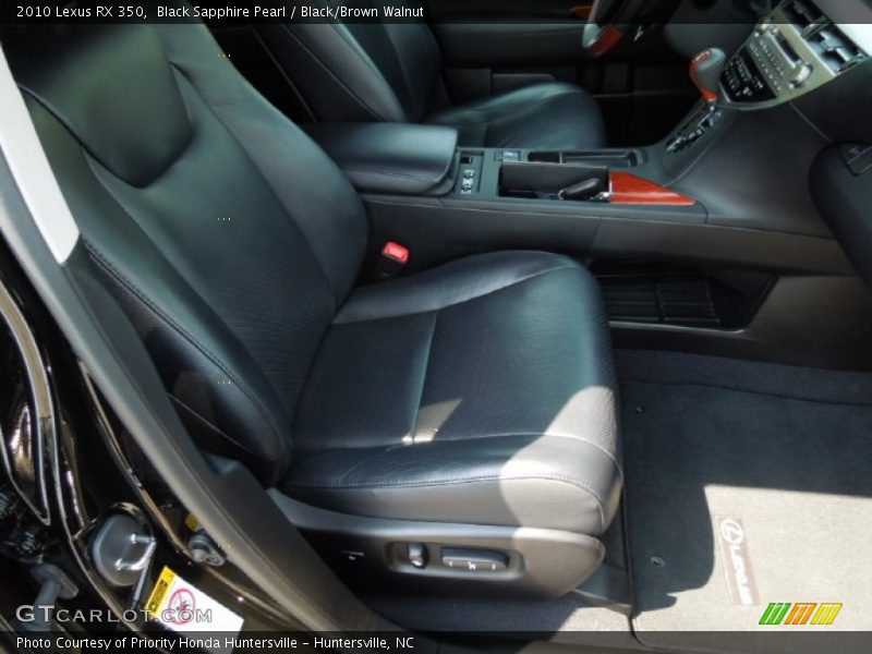 Black Sapphire Pearl / Black/Brown Walnut 2010 Lexus RX 350