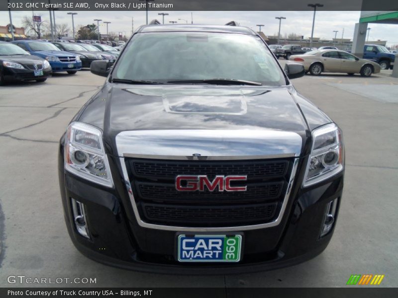 Onyx Black / Light Titanium 2012 GMC Terrain SLE AWD
