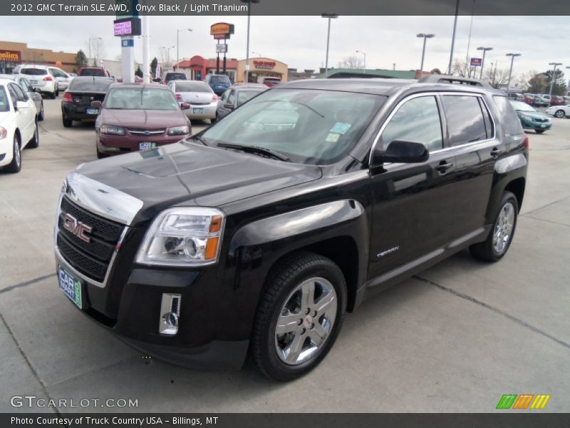 Onyx Black / Light Titanium 2012 GMC Terrain SLE AWD