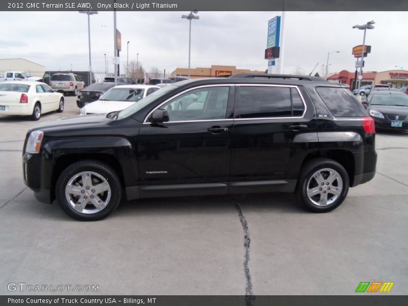 Onyx Black / Light Titanium 2012 GMC Terrain SLE AWD