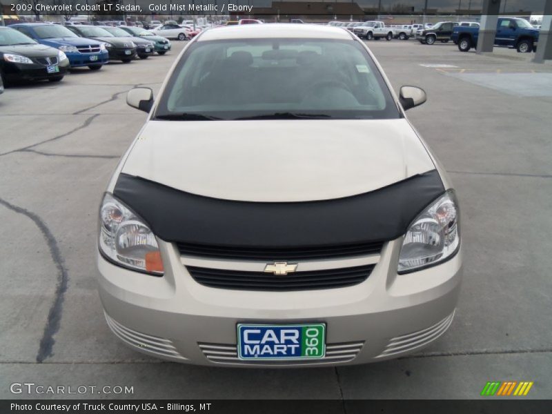 Gold Mist Metallic / Ebony 2009 Chevrolet Cobalt LT Sedan