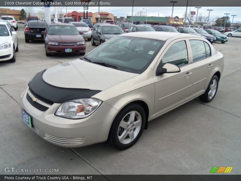 Gold Mist Metallic / Ebony 2009 Chevrolet Cobalt LT Sedan