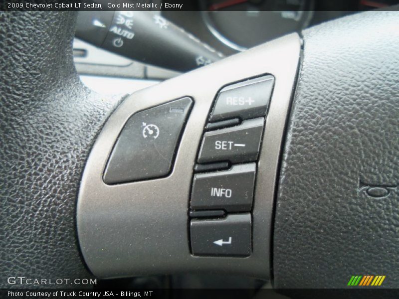 Gold Mist Metallic / Ebony 2009 Chevrolet Cobalt LT Sedan