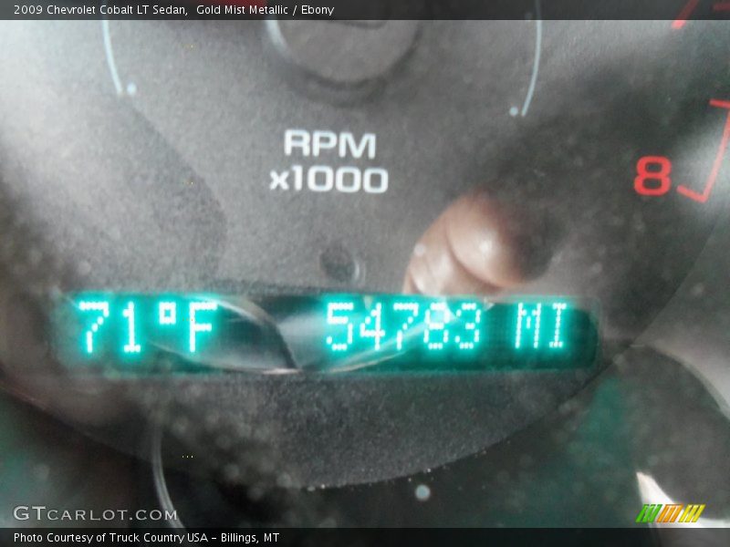 Gold Mist Metallic / Ebony 2009 Chevrolet Cobalt LT Sedan