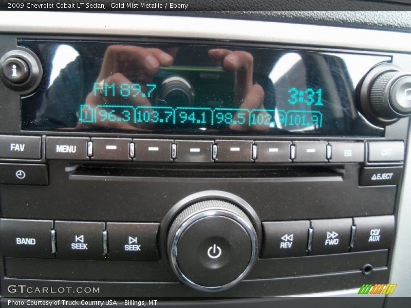 Gold Mist Metallic / Ebony 2009 Chevrolet Cobalt LT Sedan