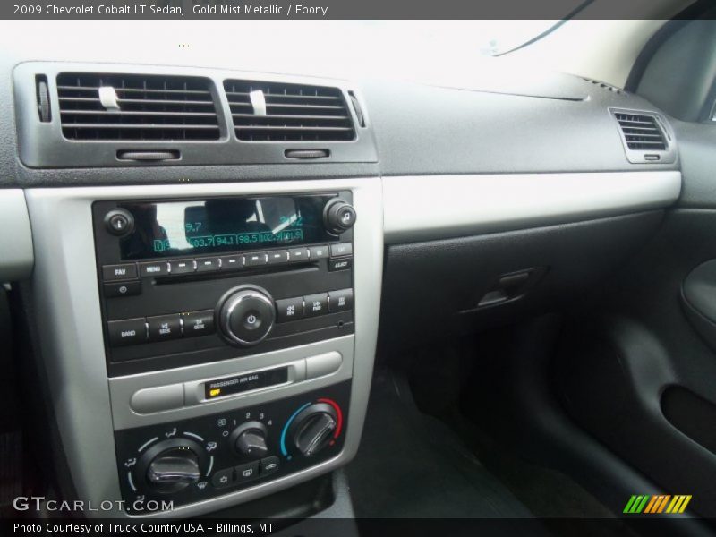 Gold Mist Metallic / Ebony 2009 Chevrolet Cobalt LT Sedan