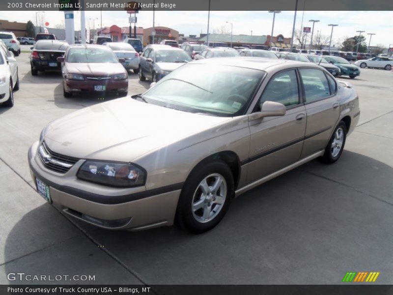Sandrift Metallic / Neutral Beige 2003 Chevrolet Impala LS