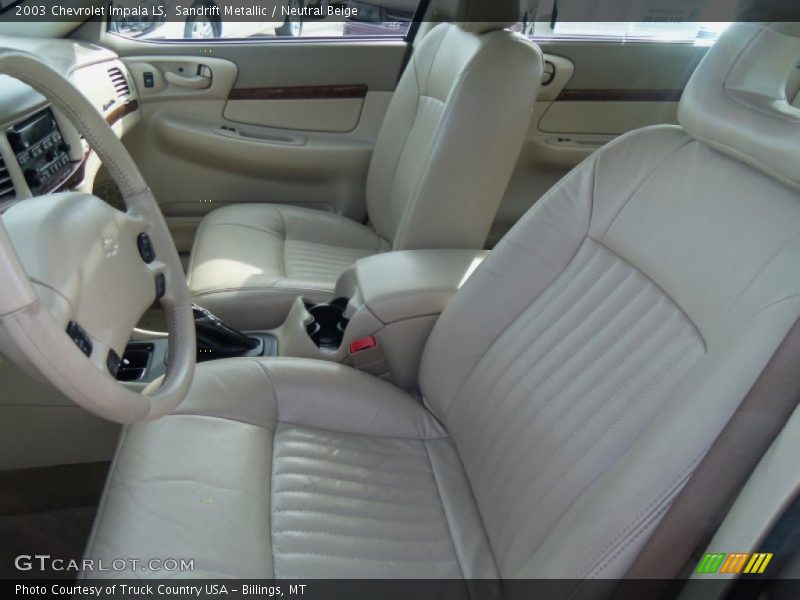 Sandrift Metallic / Neutral Beige 2003 Chevrolet Impala LS