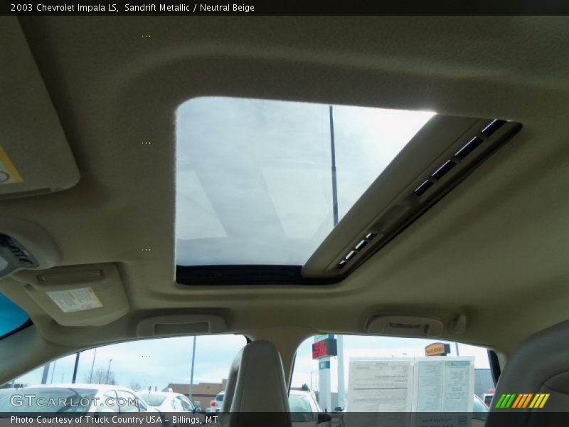 Sandrift Metallic / Neutral Beige 2003 Chevrolet Impala LS