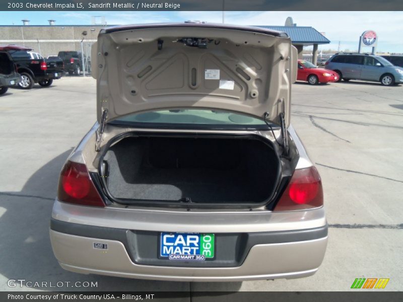 Sandrift Metallic / Neutral Beige 2003 Chevrolet Impala LS