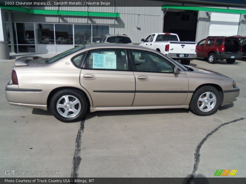 Sandrift Metallic / Neutral Beige 2003 Chevrolet Impala LS