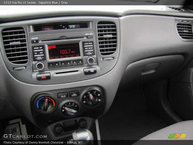 Sapphire Blue / Gray 2010 Kia Rio LX Sedan