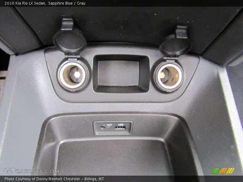 Sapphire Blue / Gray 2010 Kia Rio LX Sedan