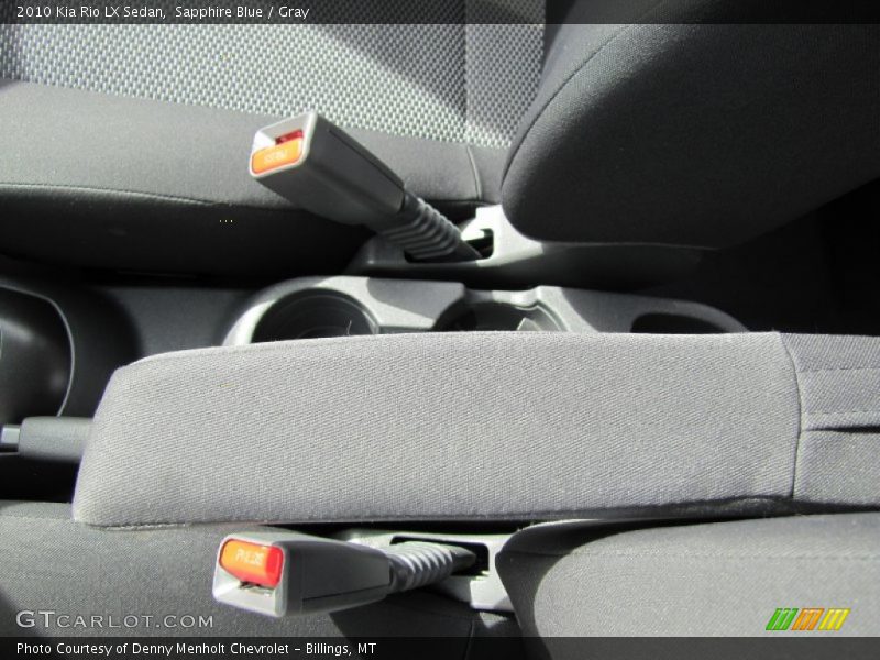 Sapphire Blue / Gray 2010 Kia Rio LX Sedan